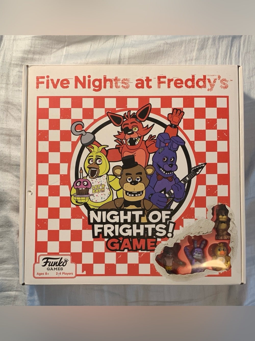 Five Nights at Freddy's Night of Frights Funko Games! Board Game - Red, White